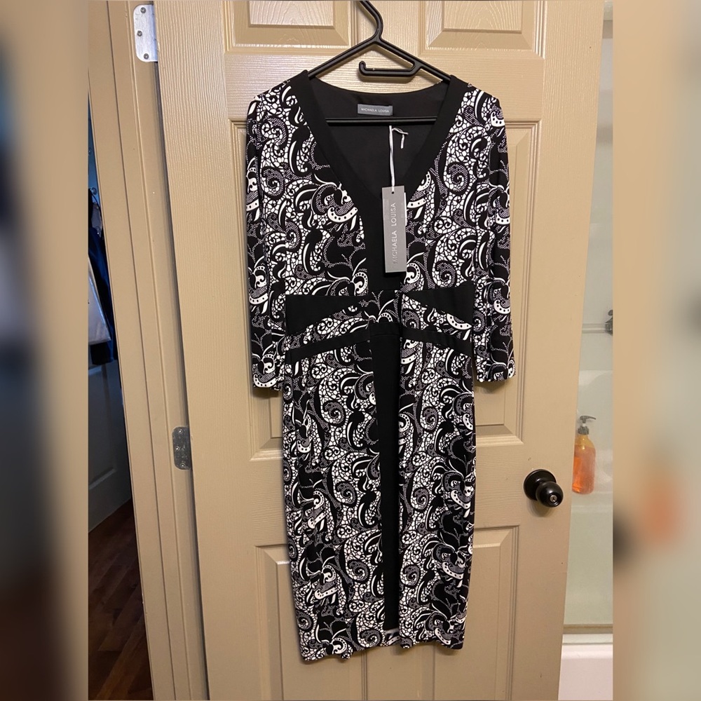 Black and white dress